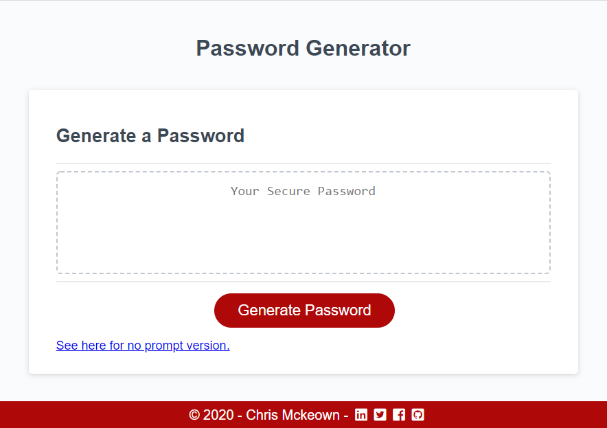 Password Generate